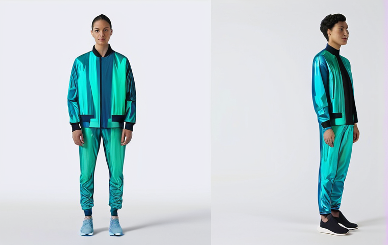 스마트 의류의 헬스케어 역할 - **Diverse Lives, Connected by Smart Health Monitoring:**
    A dynamic triptych or a composite image...