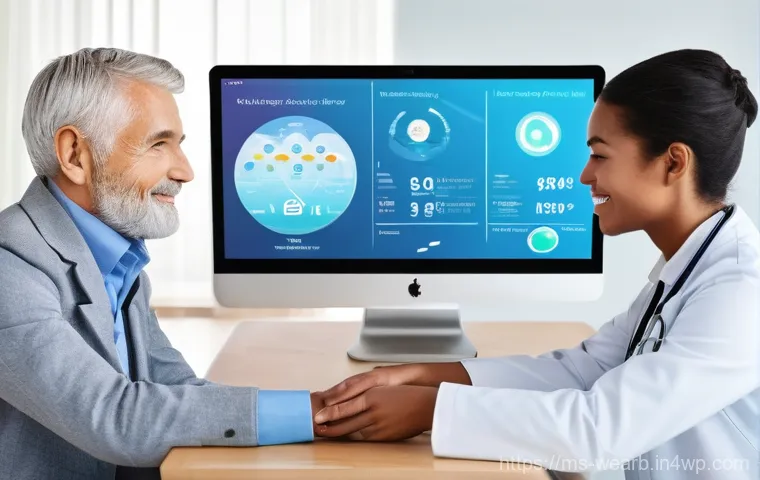 웨어러블 기기의 개인화된 피드백 시스템 - **Prompt:** A conceptual, futuristic image illustrating advanced wearable technology and machine lea...